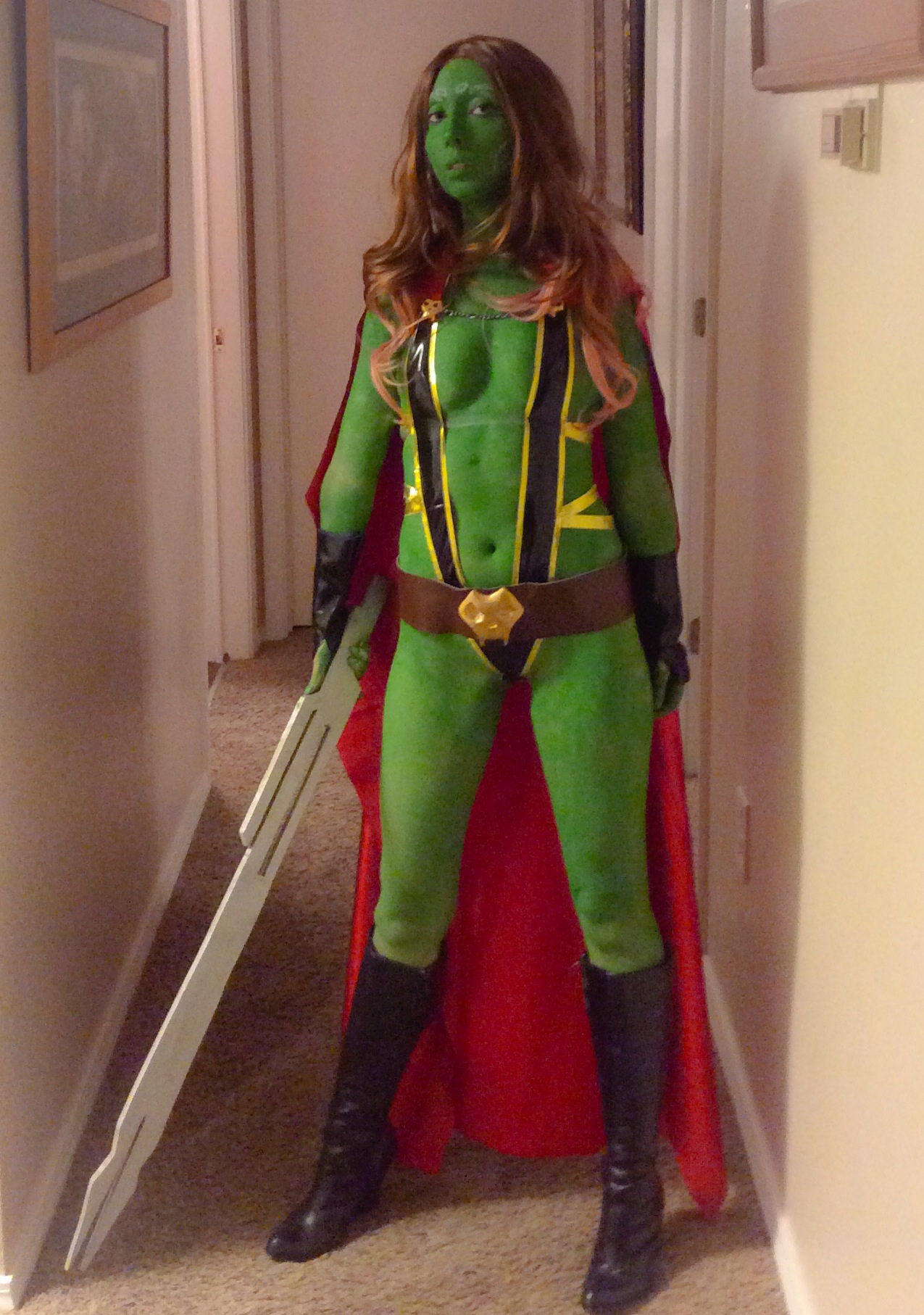 My old school Gamora, I'm very pleased with how the body paint came ou...