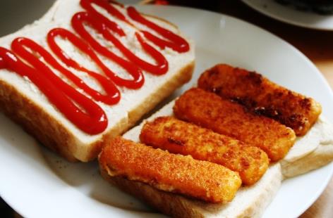 Image result for fish finger buttie