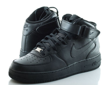 high top forces black