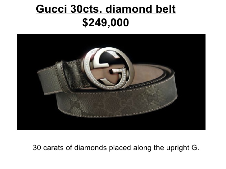 gucci diamond belt most expensive