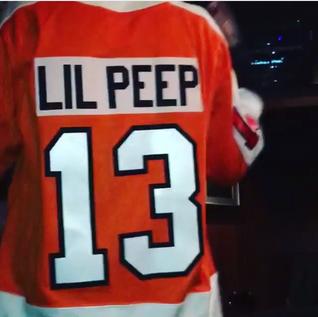 lil peep hockey jersey