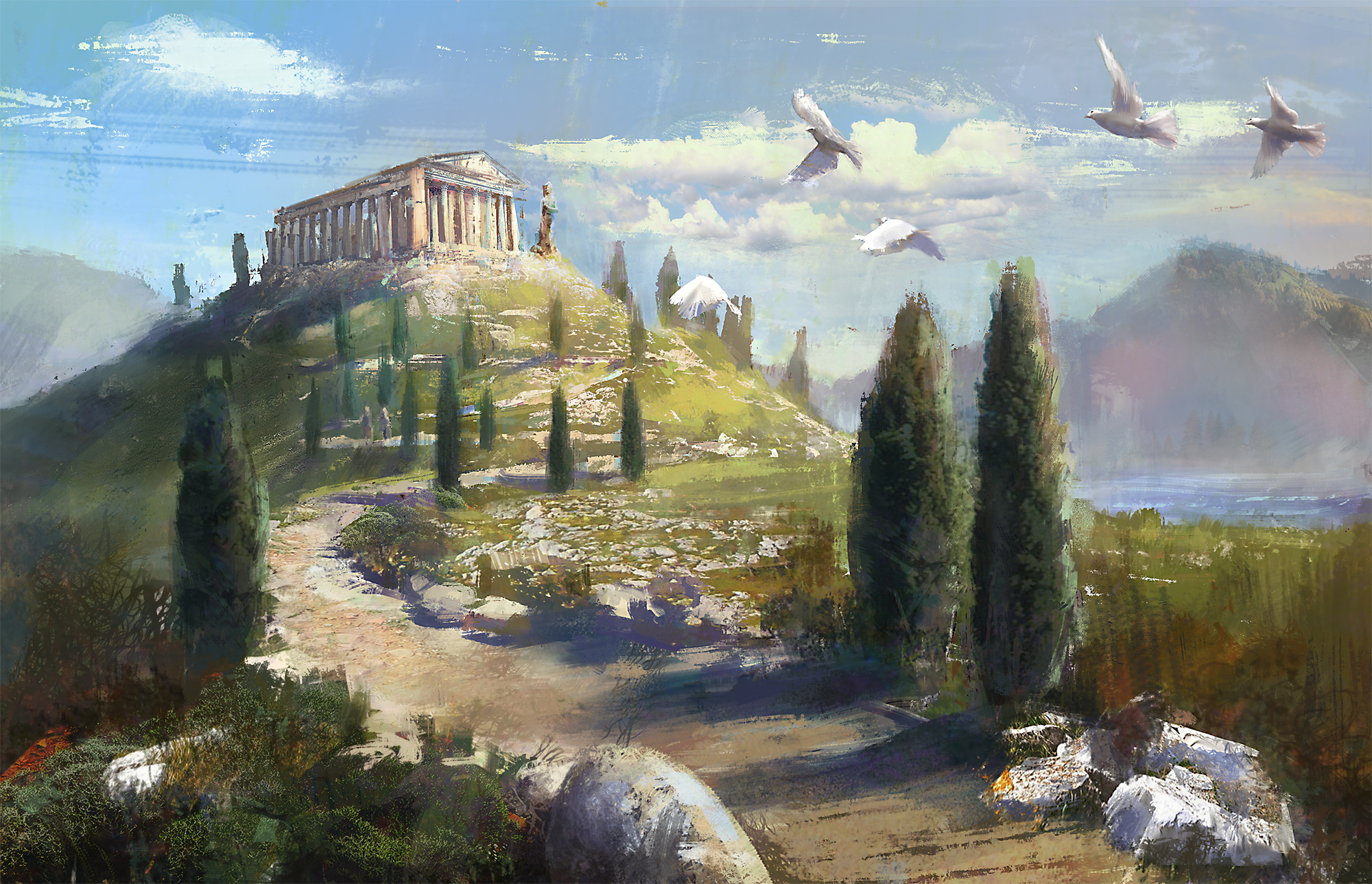 Греция античность Олимп