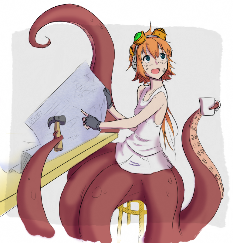I just want my crazy alien mechanic squid girl, man. 