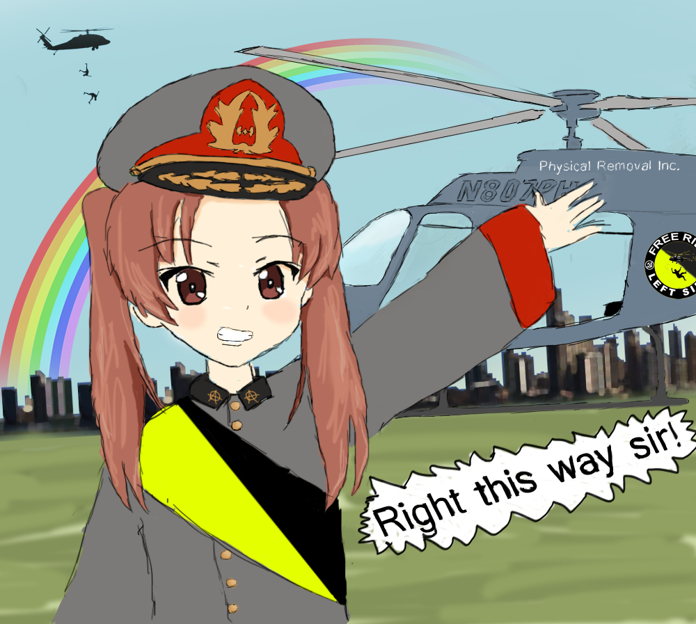 Free Helicopter Rides for Commies desu. 