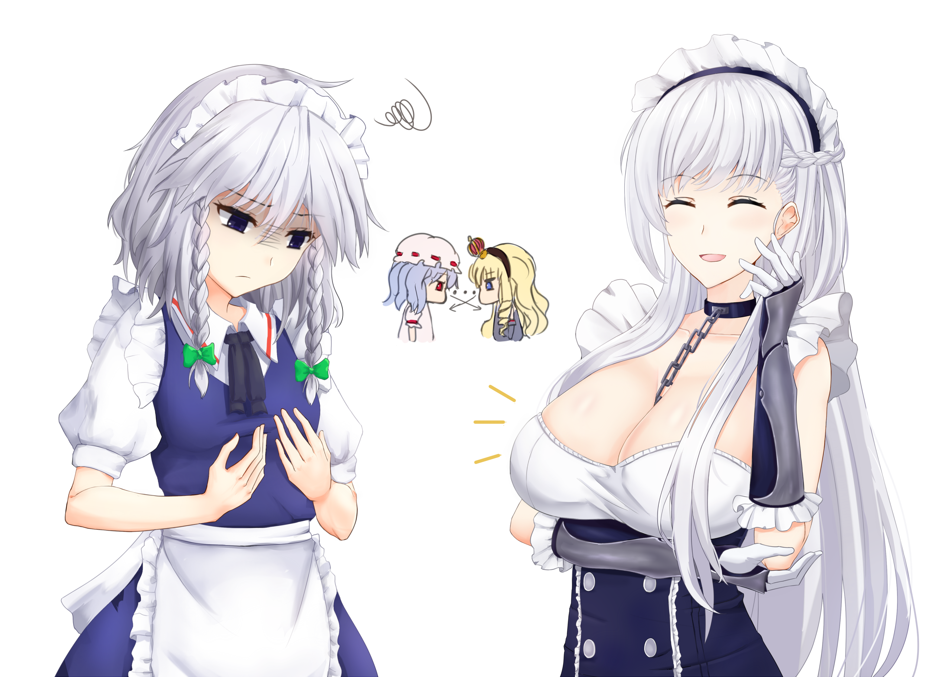 I find it strangely endearing that sakuya is insecure about not being "...