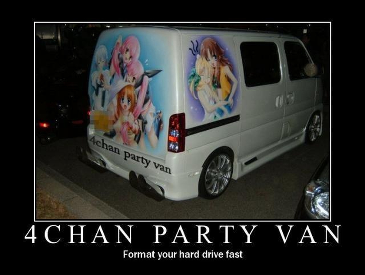 4chan party van