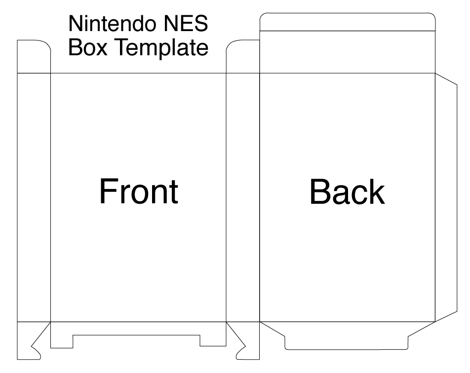 Does anyone have/know where to find an exact template for a card stock NES ...