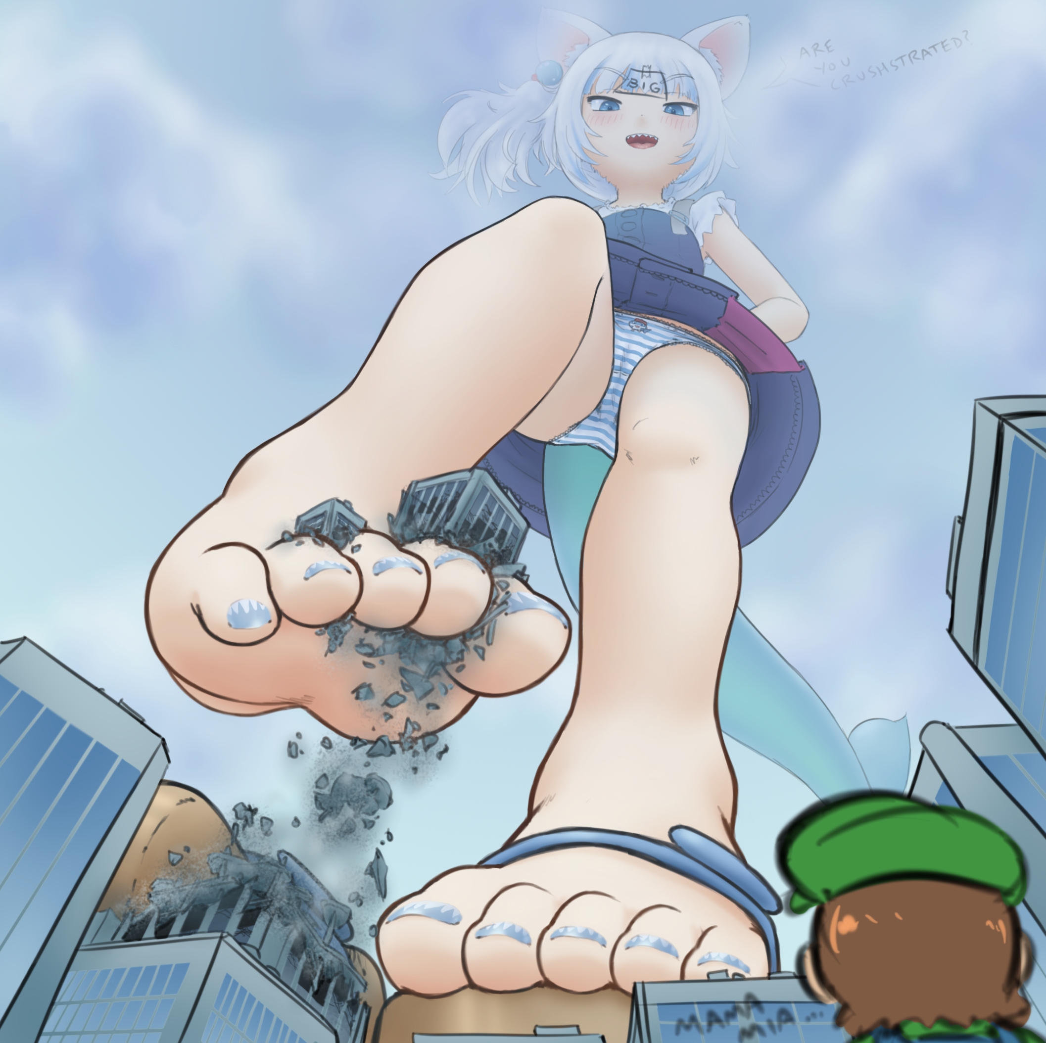 i dont get why giantess artists all want to smash buildings and stuff. why ...